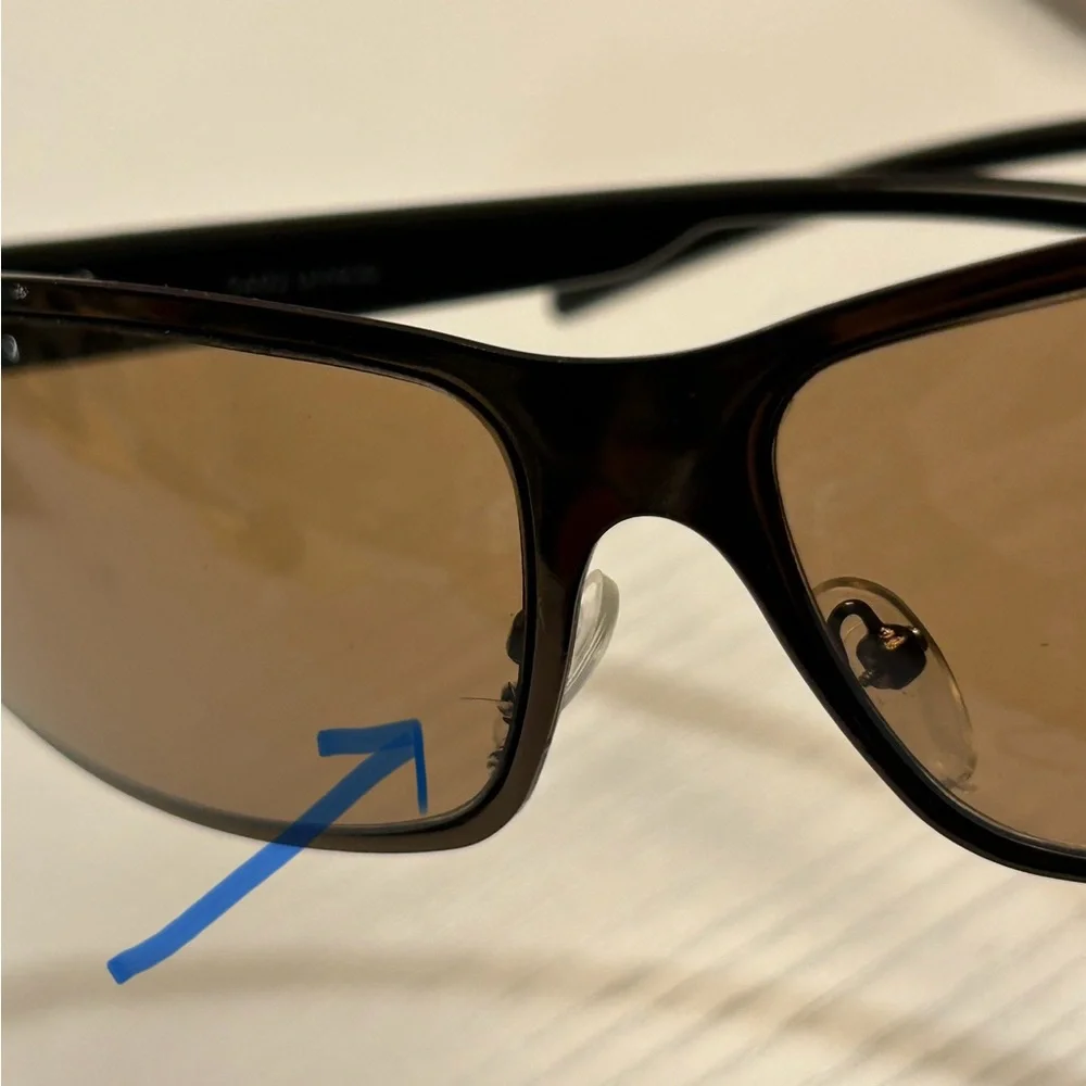 NWT Men’s wide frame sunglasses UVA UVB blocking